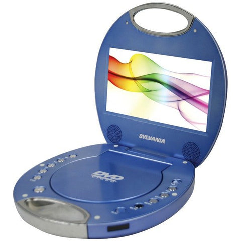 SYLVANIA SDVD7046-BLUE 7" Portable DVD Player with Integrated Handle (Blue)