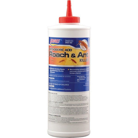 PIC BA-16 Orthoboric Acid Roach and Ant Killer, 16 Ounces