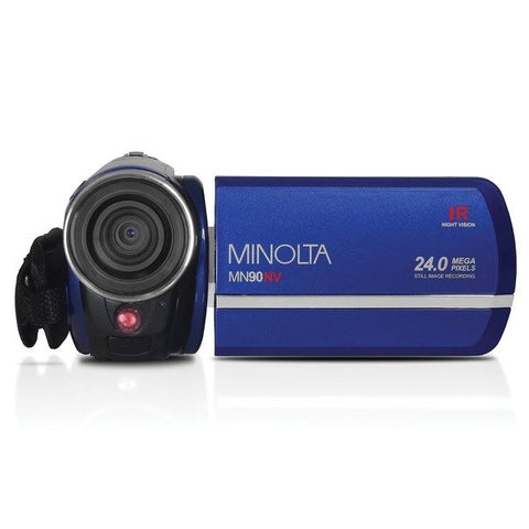 Minolta MN90NV-BL MN90NV Full HD 1080p IR Night Vision Camcorder (Blue)
