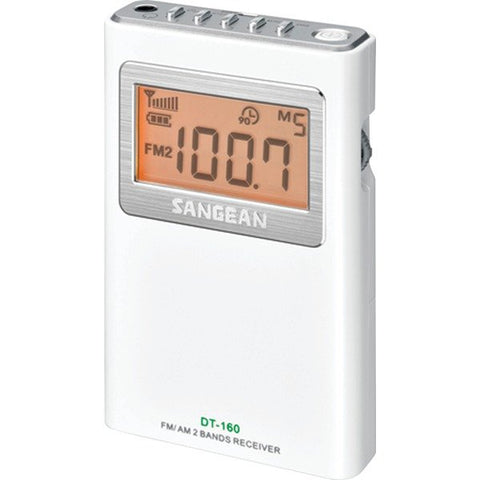 Sangean DT-160 DT-160 AM/FM Pocket Digital Clock Radio