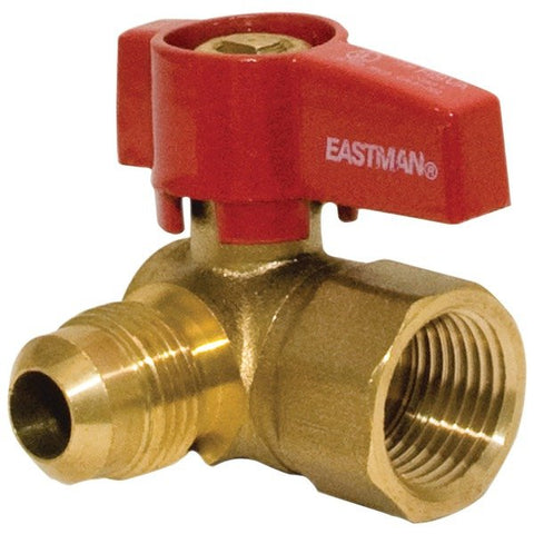 Eastman 60034 1/2" OD Flare x 1/2" FIP Brass Gas Ball Valve