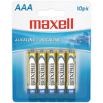 Maxell 723810 - LR0310BP AAA Alkaline Batteries (10 Pack)