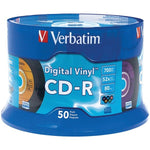 Verbatim 94587 700 MB 80-Minute Digital Vinyl CD-Rs (50 Pack)