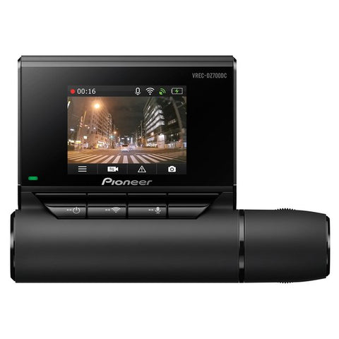 Pioneer VREC-DZ700DC VREC-DZ700DC 2-Channel Dual-Recording Dash Cam with 1080p Full HD, GPS, and Wi-Fi