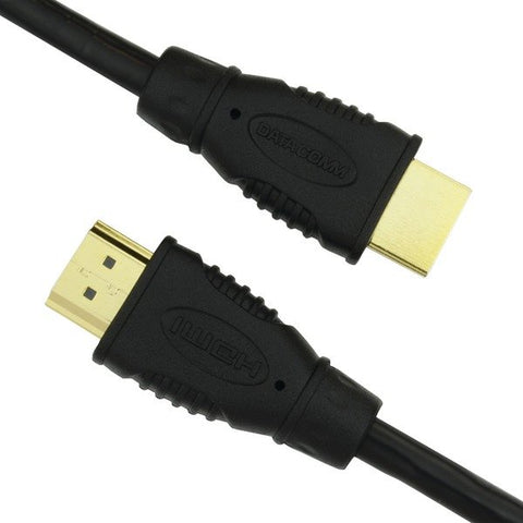 DataComm Electronics 46-1006-BK TrueStream Pro 10.2 Gbps High-Speed HDMI Cable with Ethernet (6 Ft.)