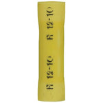 Install Bay YVBC Vinyl Butt Connectors (Yellow, 12-10 Gauge, 100 pk)