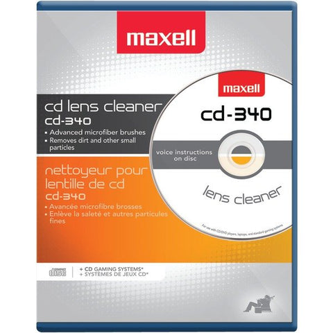 Maxell 190048 Maxlink Pro CD/DVD CD-340 Laser Lens Cleaner
