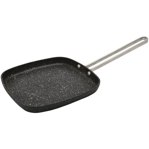 THE ROCK by Starfrit 030278-012-0000 6" Personal Griddle Pan with Stainless Steel Wire Handle