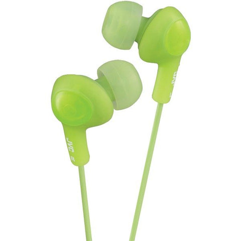 JVC HAFX5G Gumy Plus Inner-Ear Earbuds, HA-FX5 (Green)
