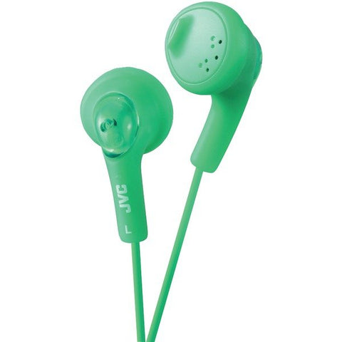 JVC HAF160G Gumy Earbuds, HA-F160 (Green)