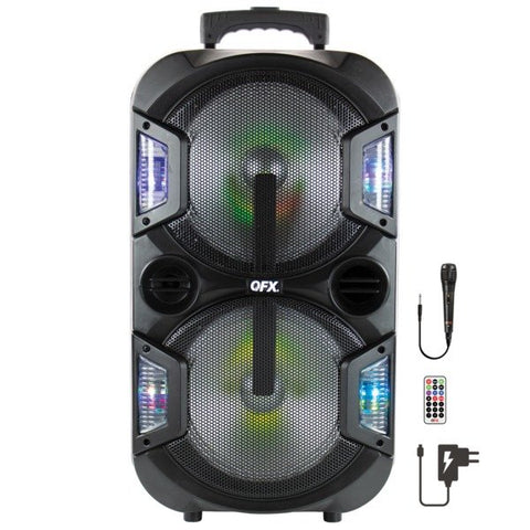 QFX PBX-210 2 x 10-Inch Portable Party Sound System