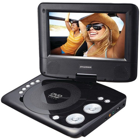 SYLVANIA SDVD7073 7" Swivel-Screen Portable DVD Player