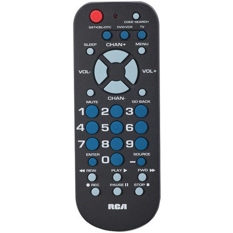 RCA RCR503BR 3-Device Palm-Sized Universal Remote