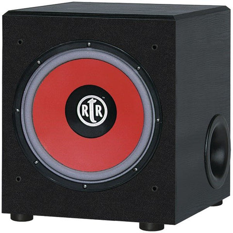 BIC America RTR-EV1200 RtR Eviction Series RtR-EV1200 12-In. Indoor Front-Firing Powered Subwoofer, 475 Watts