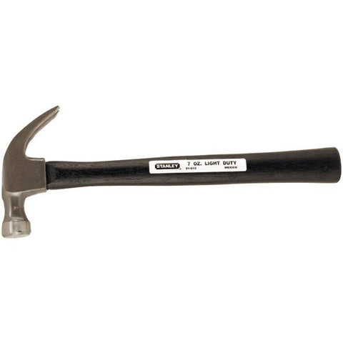 STANLEY 51-613 Curved-Claw Wood-Handled Nailing Hammer (7 Ounce)