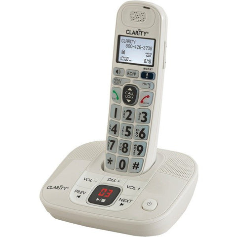 Clarity 53712.000 DECT 6.0 D702 1-Handset Amplified Cordless Phone System with Digital Answering System