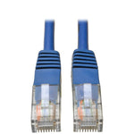 Tripp Lite by Eaton N002-003-BL CAT-5E Molded Patch Cable, 3 Ft., Blue, N002-003-BL
