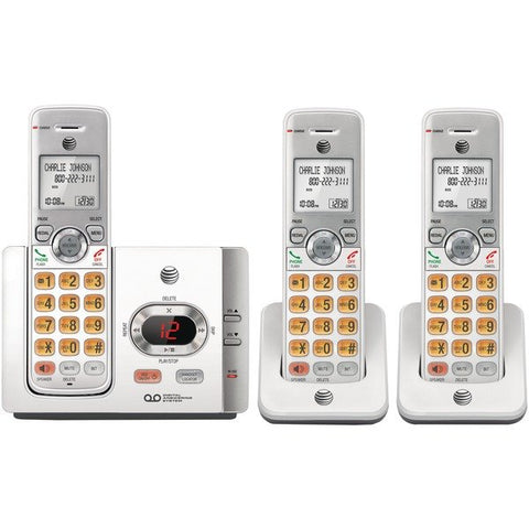 AT&T EL52315 DECT 6.0 Cordless Answering System with Caller ID/Call Waiting, White (3 Handset)