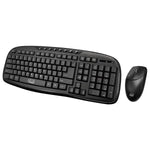Adesso WKB-1330CB 2.4 GHz Wireless Desktop Keyboard and Mouse Combo for Windows