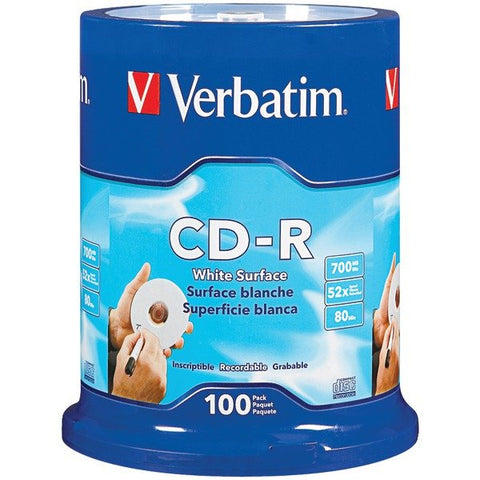 Verbatim 94712 700 MB 80-Minute Digital Vinyl CD-Rs (100 Pack)