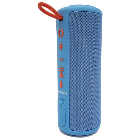 SYLVANIA SP953-BLUE Rubber-Finish Bluetooth Speaker with Cloth Trim (Blue)
