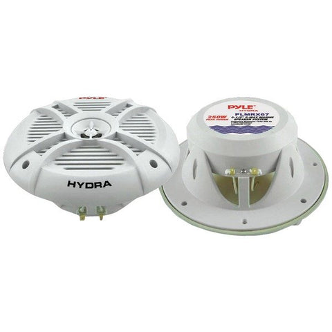Pyle PLMRX67 Hydra Series Aqua Pro 6.5" 250-Watt 2-Way Marine Speakers