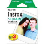 FUJIFILM 16583664 instax SQUARE Film, Twin 10 Packs