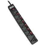 Tripp Lite TLP76MSGB ECO-Surge 7-Outlet Surge Protector with 6 Individually Controlled Outlets, 6ft Cord