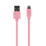 AT&T PVLC10-PNK PVC Charge and Sync Lightning Cable, 10 Feet (Pink)