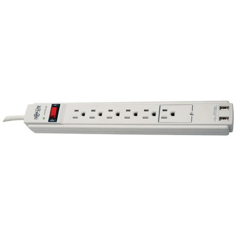 Tripp Lite TLP606USB 6-Outlet Surge Protector with 2 USB Ports