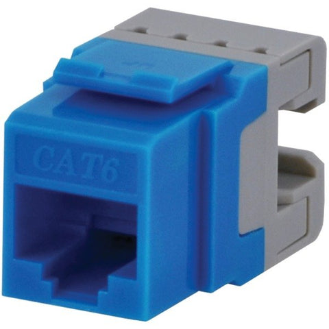 DataComm Electronics 20-3426-BL-10 CAT-6 Jacks, 10 Pack (Blue)