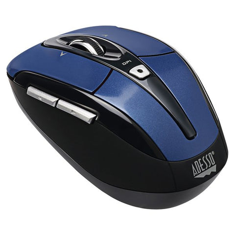 Adesso iMouse S60L iMouse S60 2.4 GHz Wireless Programmable Nano Mouse for Windows (Blue)