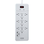 ONE Power PSS122 12-Outlet Surge Protection Power Strip with 2 USB Ports