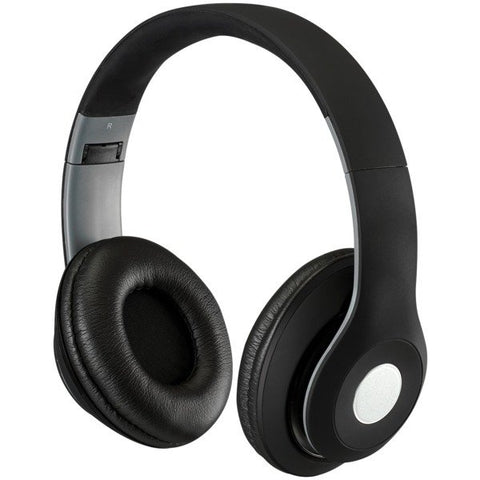 iLive IAHB48MB Bluetooth Over-the-Ear Headphones with Microphone (Matte Black)