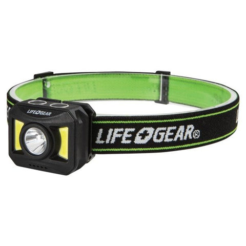 Life+Gear 41-3919 Adventure 300-Lumen Rechargeable Headlamp