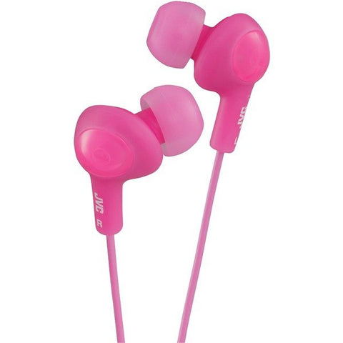 JVC HAFX5P Gumy Plus Inner-Ear Earbuds, HA-FX5 (Pink)