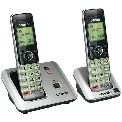 VTech VTCS6619-2 DECT 6.0 2-Handset Cordless Expandable Speakerphone with Caller ID