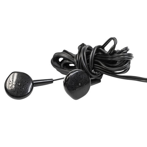 Maxell 199846 On-Ear Earbuds with Microphone, Black, EB-95M