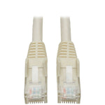 Tripp Lite by Eaton N201-001-WH CAT-6 Gigabit Snagless Molded Stranded UTP Ethernet Cable (1 Ft.; White)