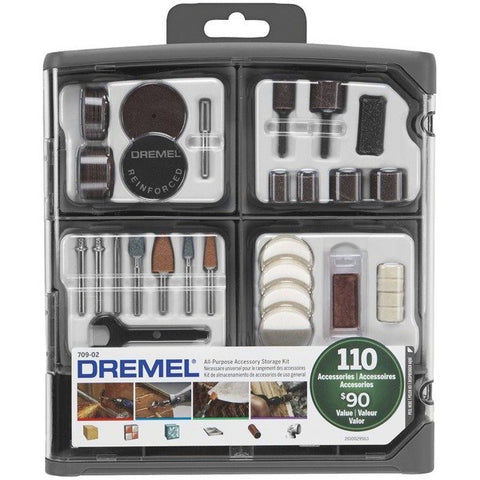 Dremel 709-02 110-Piece Multipurpose Mega Accessory Storage Kit