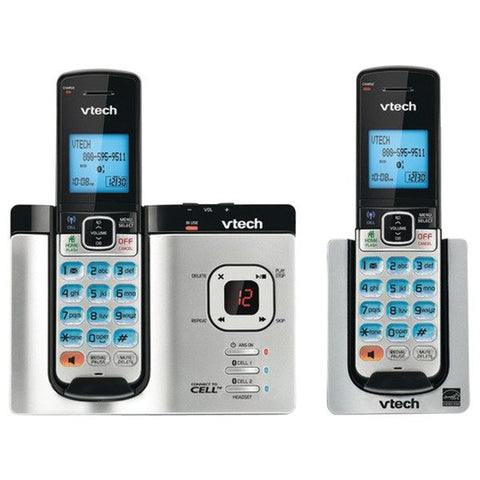 VTech DS6621-2 DECT 6.0 Connect-to-Cell 2-Handset Cordless Phone System