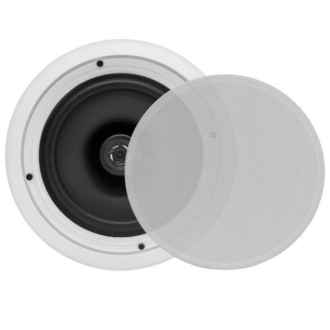 Pyle PDIC81RD In-Wall/In-Ceiling 8-Inch 2-Way Speakers