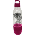 SYLVANIA SP717-PINK Holographic Light Water Bottle with Integrated Bluetooth Speaker (Pink)