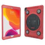 CTA Digital PAD-MSPC10R Magnetic Splashproof Case with Metal Mounting Plates for iPad (Red)