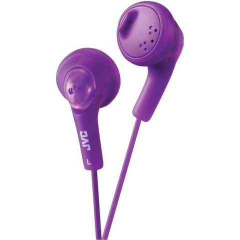 JVC HAF160V Gumy Earbuds, HA-F160 (Purple)