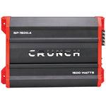 Crunch GP-1500.4 Ground Pounder Amp (4 Channels, 1,500 Watts, Class AB)