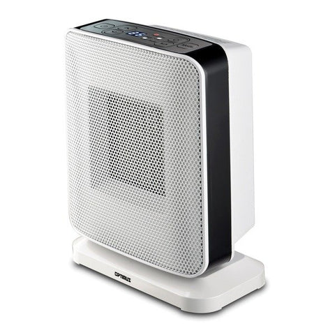 Optimus H-7245 1,500-Watt-Max Portable Oscillating Ceramic Heater with Electronic Digital Thermostat, H-7245