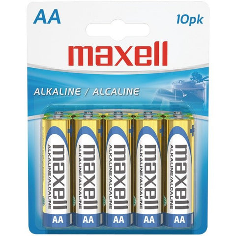 Maxell 723410 - LR610BP AA Alkaline Batteries (10 Pack)