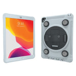 CTA Digital PAD-MSPC10W Magnetic Splashproof Case with Metal Mounting Plates for iPad (White)